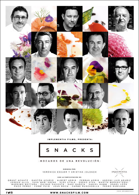 "Snacks, bites of revolution" a movie about Spanish cooking revolution